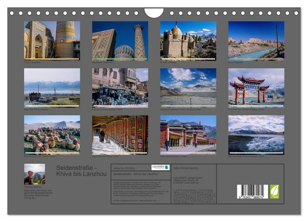 Produktbild: Seidenstra&szlig;e - Khiva bis Lanzhou (Wandkalender 2026 DIN A4 quer), CALVENDO Monatskalender