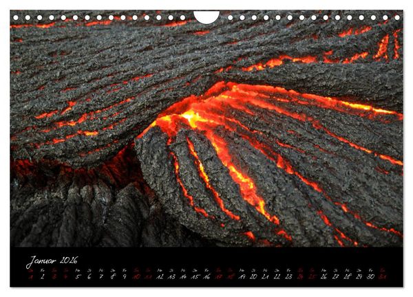 Produktbild: Kilauea Volcano Hawaii - Auf den Spuren von Feuerg&ouml;ttin Pele (Wandkalender 2026 DIN A4 quer), CALVENDO Monatskalender