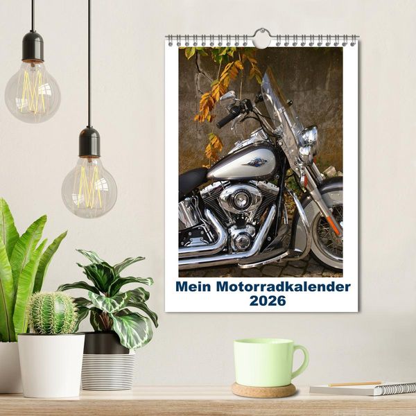 Produktbild: Mein Motorradkalender (Wandkalender 2026 DIN A4 hoch), CALVENDO Monatskalender