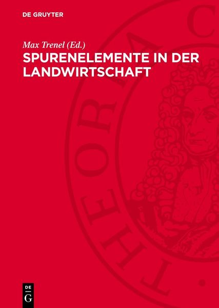 Produktbild: Spurenelemente in der Landwirtschaft