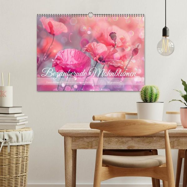 Produktbild: Bezaubernde Mohnblumen (Wandkalender 2027 DIN A3 quer), CALVENDO Monatskalender