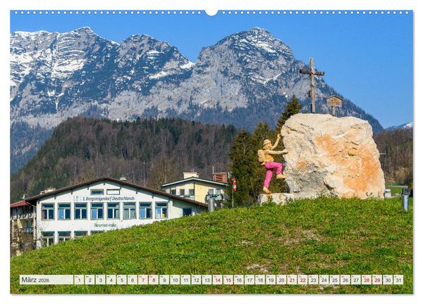 Produktbild: Unterwegs im Bergsteigerdorf Ramsau (hochwertiger Premium Wandkalender 2026 DIN A2 quer), Kunstdruck in Hochglanz