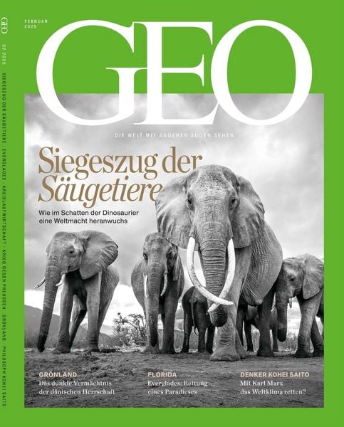 Produktbild: GEO 02/2025 - Siegeszug der S&auml;ugetiere