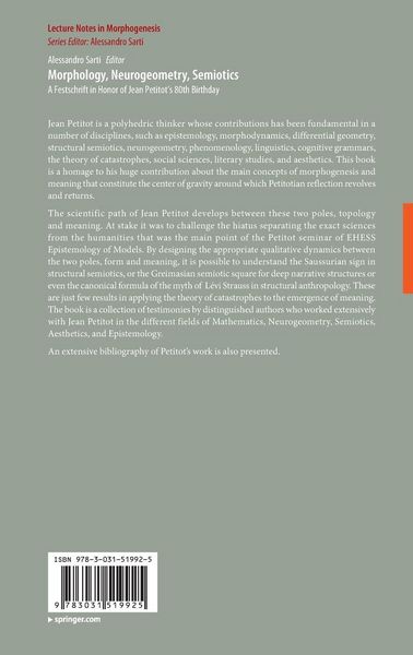 Produktbild: Morphology, Neurogeometry, Semiotics