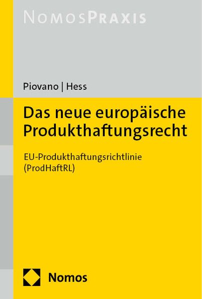 Produktbild: Das neue europ&auml;ische Produkthaftungsrecht