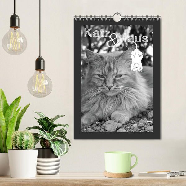 Produktbild: Katz & Maus (Wandkalender 2026 DIN A4 hoch), CALVENDO Monatskalender