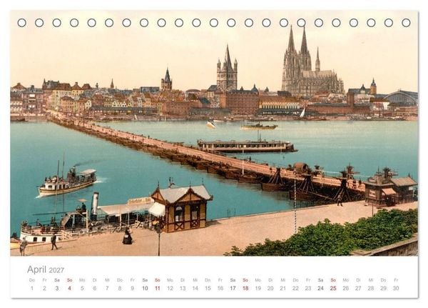 Produktbild: Deutschland um 1900 (Tischkalender 2027 DIN A5 quer), CALVENDO Monatskalender