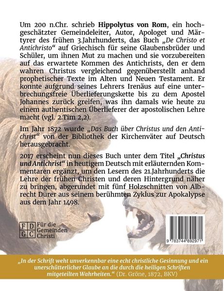 Produktbild: Christus und Antichrist