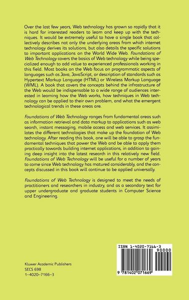 Produktbild: Foundations of Web Technology