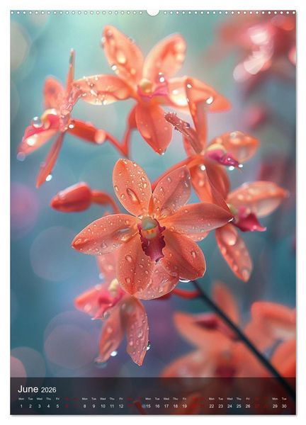 Produktbild: Ethereal Orchids (Wall Calendar 2026 DIN A2 portrait), CALVENDO 12 Month Wall Calendar