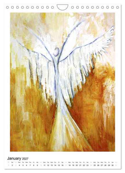 Produktbild: Angel paintings (Wall Calendar 2027 DIN A4 portrait), CALVENDO 12 Month Wall Calendar