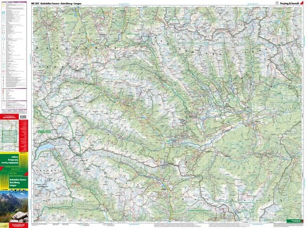 Produktbild: Radstädter Tauern. Katschberg. Lungau 1 : 50 000. WK 202