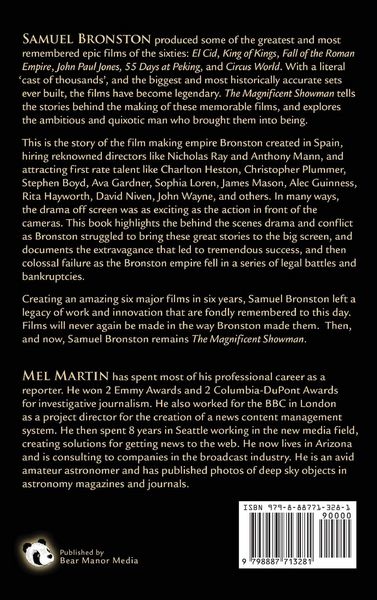 Produktbild: The Magnificent Showman the Epic Films of Samuel Bronston (hardback)