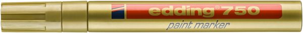 Produktbild: edding Glanzlackmarker 750 gold 2-4mm