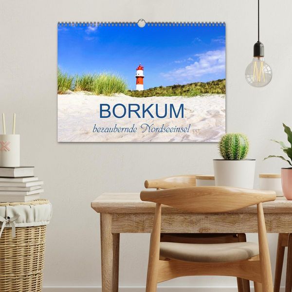 Produktbild: Borkum, bezaubernde Nordseeinsel (Wandkalender 2026 DIN A3 quer), CALVENDO Monatskalender