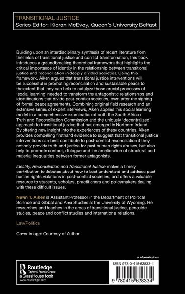 Produktbild: Identity, Reconciliation and Transitional Justice