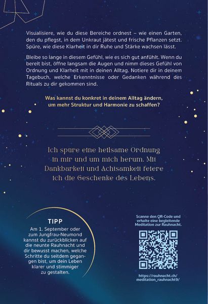 Produktbild: Kartenset: 12 N&auml;chte, 12 Zeichen | Rauhn&auml;chte und Astrologie bewusst erleben &ndash; mit Ritualen, Affirmationen und Videomeditationen