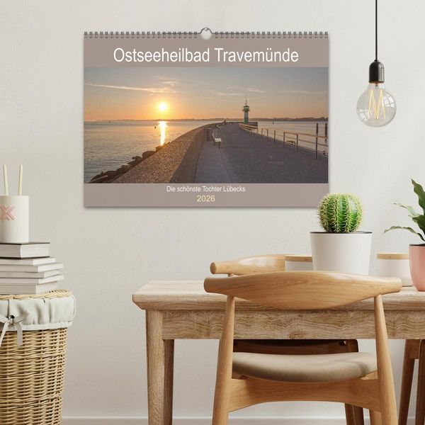 Produktbild: Ostseeheilbad Travem&uuml;nde - Die sch&ouml;nste Tochter L&uuml;becks (Wandkalender 2026 DIN A3 quer), CALVENDO Monatskalender