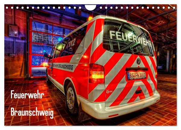 Produktbild: Feuerwehr Braunschweig (Wandkalender 2027 DIN A4 quer), CALVENDO Monatskalender