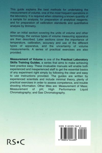 Produktbild: Measurement of Volume