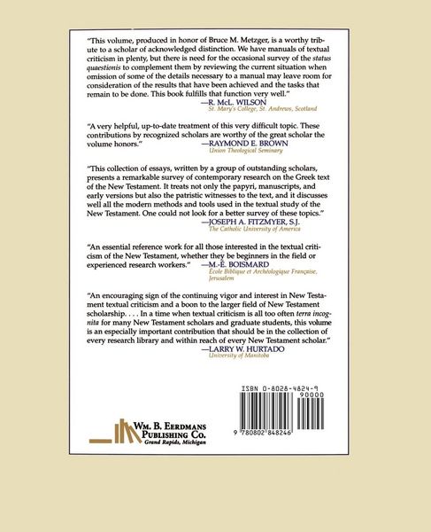 Produktbild: The Text of the New Testament in Contemporary Research