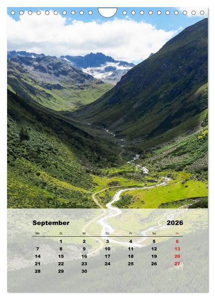 Produktbild: Bergwelten (Wandkalender 2026 DIN A4 hoch), CALVENDO Monatskalender