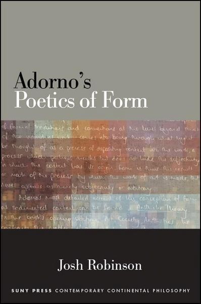 Produktbild: Adorno's Poetics of Form
