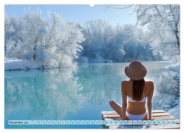 Produktbild: Eisbaden (Wandkalender 2026 DIN A2 quer), CALVENDO Monatskalender
