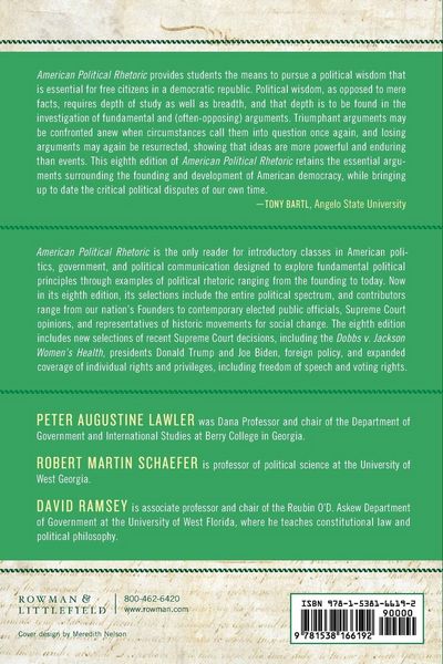 Produktbild: American Political Rhetoric