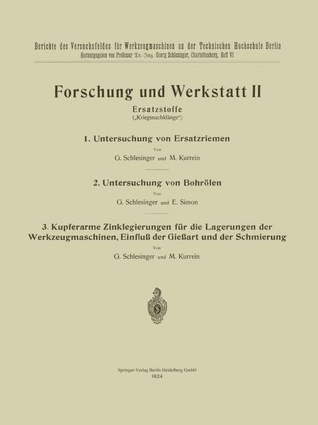 Produktbild: Forschung und Werkstatt II