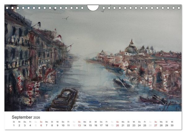 Produktbild: Die Atmosph&auml;re des Impressionismus (Wandkalender 2026 DIN A4 quer), CALVENDO Monatskalender