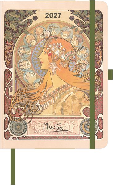 Produktbild: ArtDiary Alfons Mucha 2027