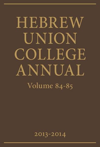 Produktbild: Hebrew Union College Annual Volumes 84-85