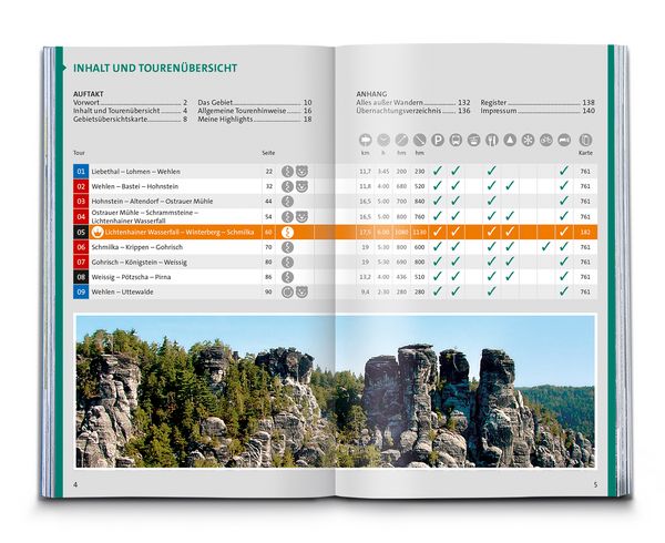 Produktbild: KOMPASS Wanderf&uuml;hrer Malerweg - Auf den Spuren der Romantiker durch die S&auml;chsische Schweiz, 18 Touren mit Extra-Tourenkarte