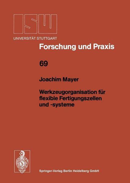 Produktbild: Werkzeugorganisation f&uuml;r flexible Fertigungszellen und -systeme