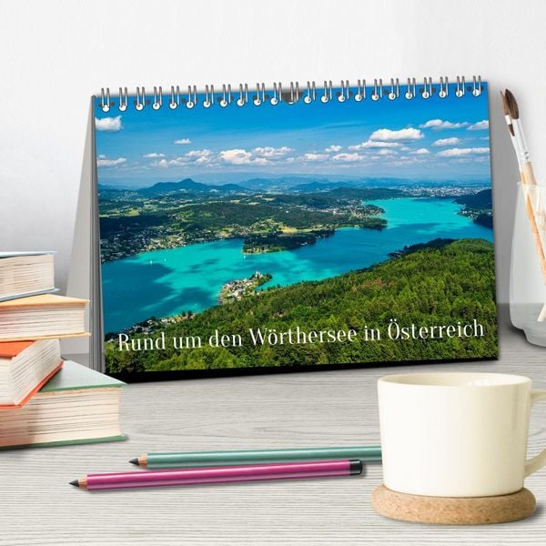 Produktbild: Rund um den W&ouml;rthersee in &Ouml;sterreich (Tischkalender 2026 DIN A5 quer), CALVENDO Monatskalender