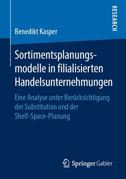 Produktbild: Sortimentsplanungsmodelle in filialisierten Handelsunternehmungen