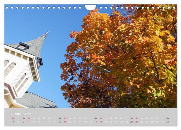 Produktbild: Indian Summer in New England (Wandkalender 2026 DIN A4 quer), CALVENDO Monatskalender