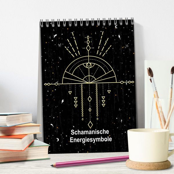 Produktbild: Schamanische Energiesymbole (Tischkalender 2026 DIN A5 hoch), CALVENDO Monatskalender