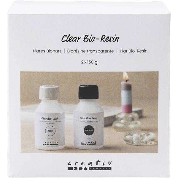 Produktbild: Creativ Company Klares Bioharz, Transparent, 2x150 ml