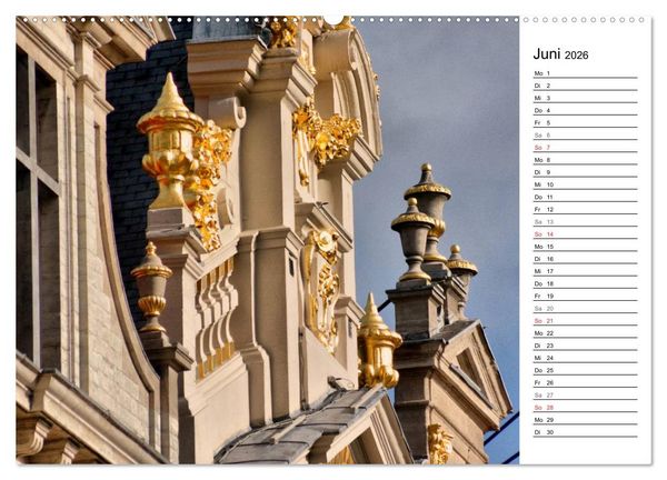 Produktbild: 300mm - Br&uuml;ssel (hochwertiger Premium Wandkalender 2026 DIN A2 quer), Kunstdruck in Hochglanz