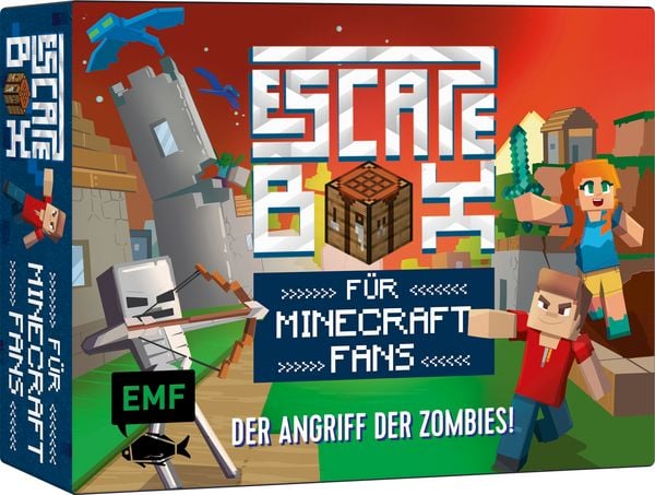Produktbild: Die Escape-Box für Minecraft-Fans: Der Angriff der Zombies!