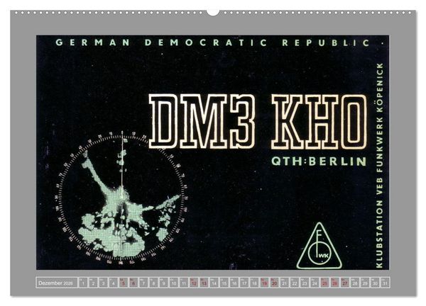 Produktbild: Amateurfunk in Ost-Berlin (Wandkalender 2026 DIN A2 quer), CALVENDO Monatskalender