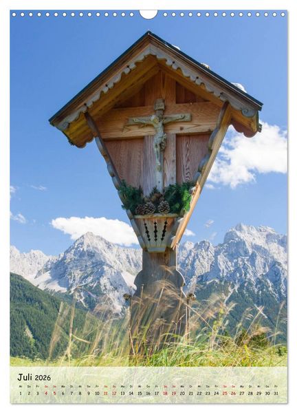 Produktbild: Feldkreuze im bayerischen Oberland (Wandkalender 2026 DIN A3 hoch), CALVENDO Monatskalender