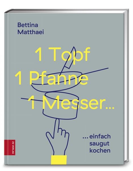 1 Topf, 1 Pfanne, 1 Messer ..., Gebundene Ausgabe von Bettina Matthaei, ZS - ein Verlag der Edel Verlagsgruppe, 9783898838801