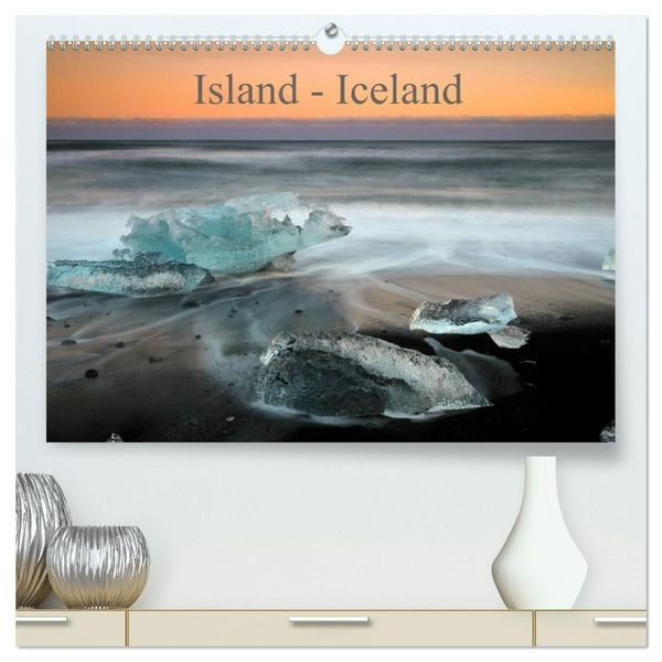 Produktbild: Island - Iceland (hochwertiger Premium Wandkalender 2027 DIN A2 quer), Kunstdruck in Hochglanz