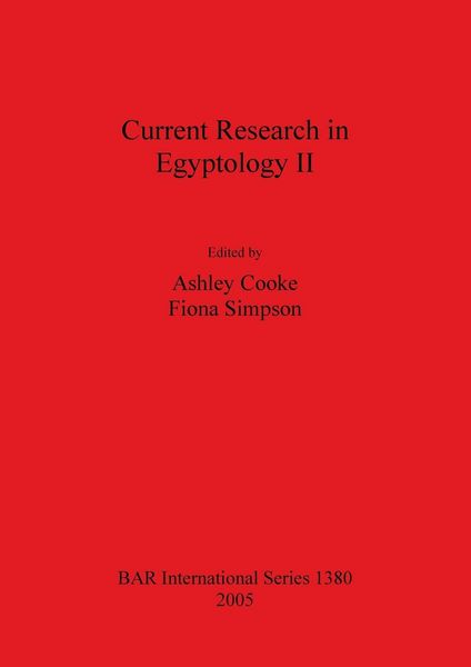 Produktbild: Current Research in Egyptology II