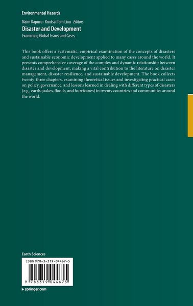 Produktbild: Disaster and Development