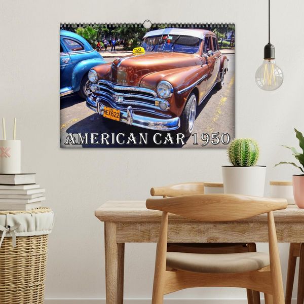 Produktbild: AMERICAN CAR 1950 (Wandkalender 2026 DIN A3 quer), CALVENDO Monatskalender