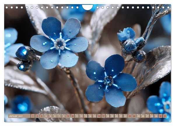 Produktbild: Luminous Garden. Wo Biologie und KI verschmelzen (Wandkalender 2027 DIN A4 quer), CALVENDO Monatskalender